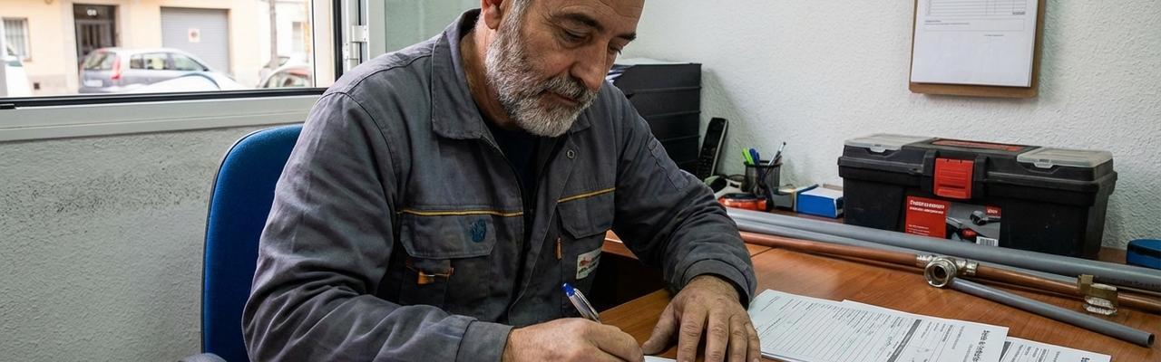 Emisión de boletines de fontanería en Hernani